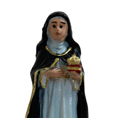Imagem de Santa Edwiges Resina Nacional - 7 cm 