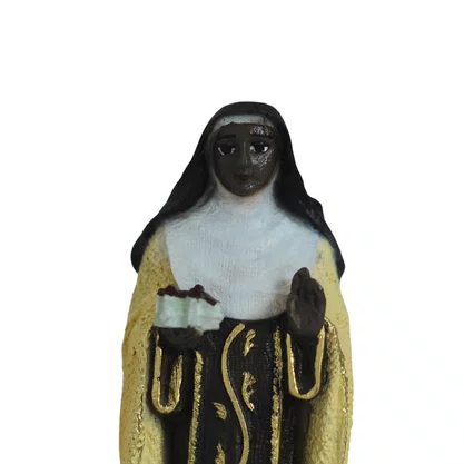 Imagem de Santa Efigênia de Resina Nacional - 12 cm