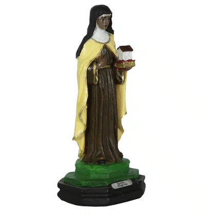 Imagem de Santa Efigênia de Resina Nacional - 15 cm