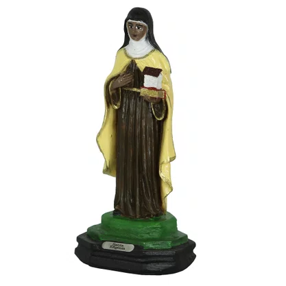 Imagem de Santa Efigênia de Resina Nacional - 15 cm
