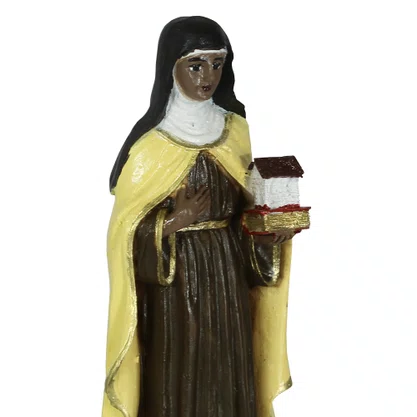 Imagem de Santa Efigênia de Resina Nacional - 15 cm