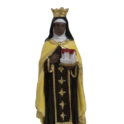 Imagem de Santa Efigênia de Resina Nacional - 20 cm
