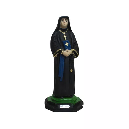 Imagem de Santa Faustina de Resina Nacional - 20 cm