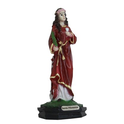 Imagem de Santa Filomena de Resina Nacional - 11 cm