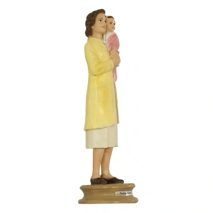 Imagem de Santa Gianna de Resina Nacional - 19,5 cm
