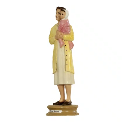 Imagem de Santa Gianna de Resina Nacional - 19,5 cm