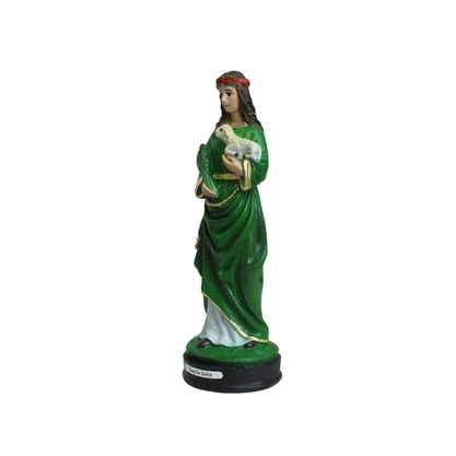 Imagem de Santa Inês de Resina Nacional - 15 cm