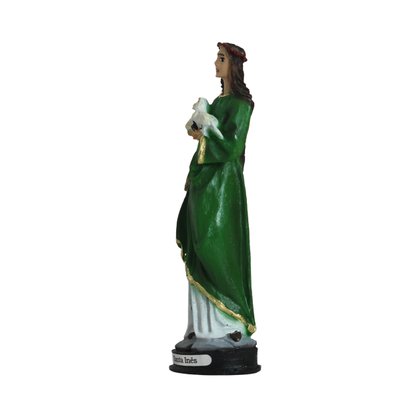 Imagem de Santa Inês de Resina Nacional - 15 cm