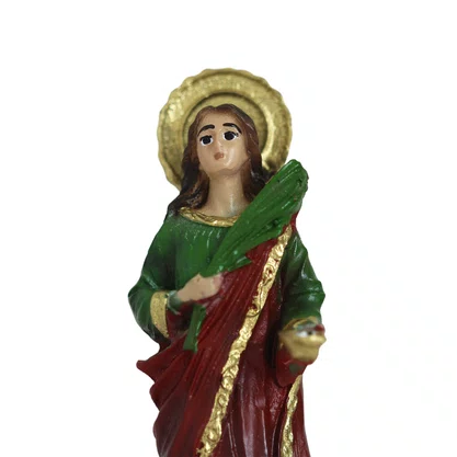Imagem de Santa Luzia de Resina Nacional - 12cm