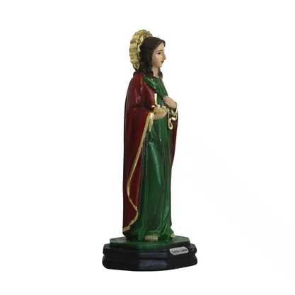 Imagem de Santa Luzia de Resina Nacional - 15 cm