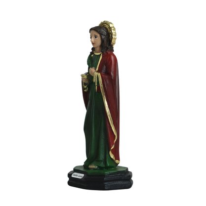 Imagem de Santa Luzia de Resina Nacional - 15 cm