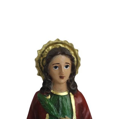 Imagem de Santa Luzia de Resina Nacional - 15 cm