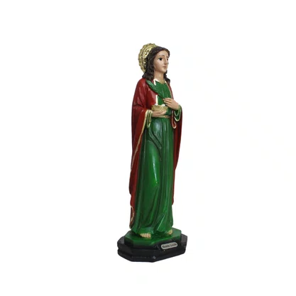 Imagem de Santa Luzia de Resina Nacional - 22 cm