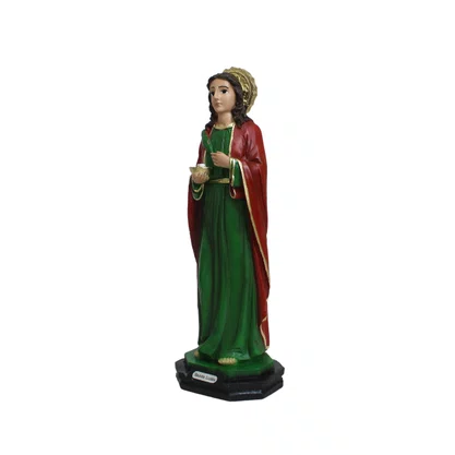 Imagem de Santa Luzia de Resina Nacional - 22 cm