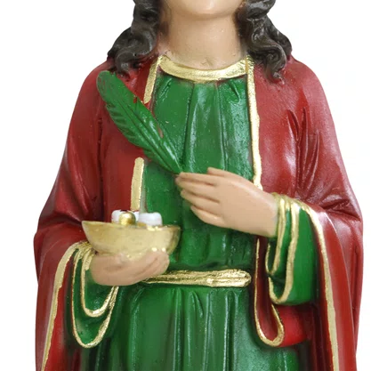 Imagem de Santa Luzia de Resina Nacional - 22 cm
