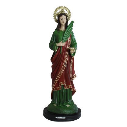 Imagem de Santa Luzia de Resina Nacional - 41 cm