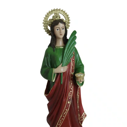 Imagem de Santa Luzia de Resina Nacional - 41 cm