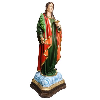Imagem de Santa Luzia de Resina Nacional - 67 cm