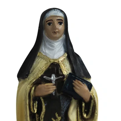 Imagem de Santa Mônica de Resina Nacional - 15 cm
