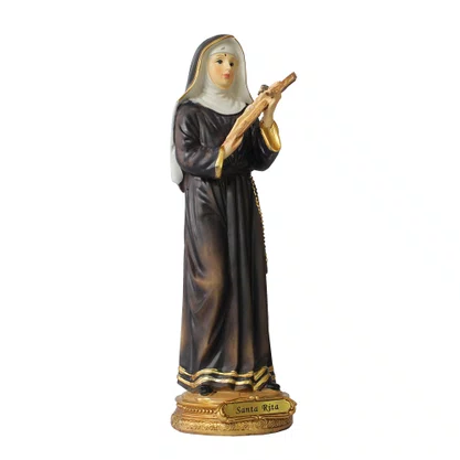 Imagem de Santa Rita de Resina Importada - 22 cm