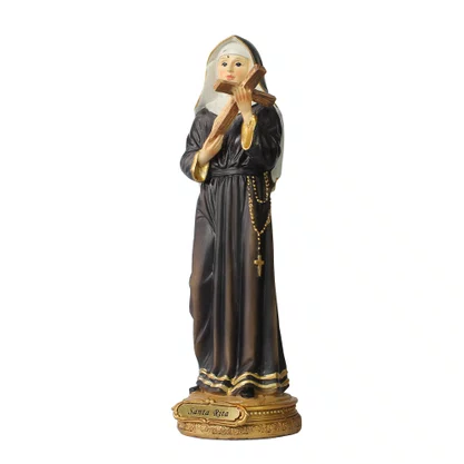 Imagem de Santa Rita de Resina Importada - 22 cm