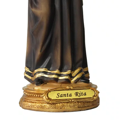 Imagem de Santa Rita de Resina Importada - 22 cm