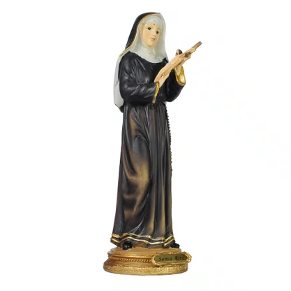 Imagem de Santa Rita de Resina Importada - 32 cm