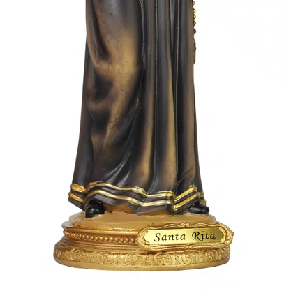Imagem de Santa Rita de Resina Importada - 32 cm