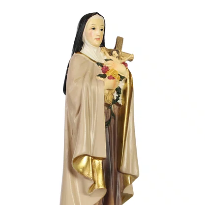Imagem de Santa Teresinha de Resina Importada - 22 cm