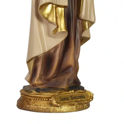 Imagem de Santa Teresinha de Resina Importada - 22 cm
