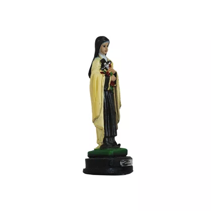 Imagem de Santa Teresinha de Resina Nacional - 12 cm