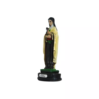 Imagem de Santa Teresinha de Resina Nacional - 12 cm