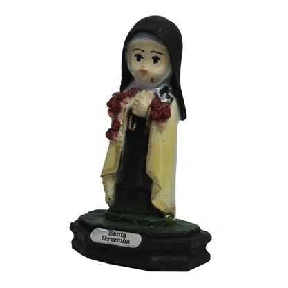 Imagem de Santa Teresinha Infantil de Resina Nacional - 9 cm