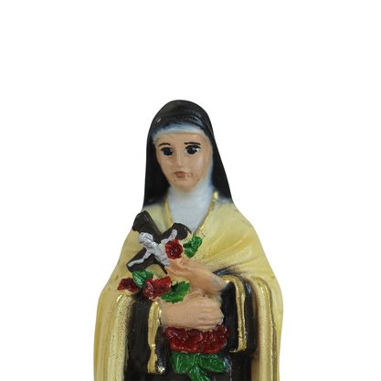 Imagem de Santa Teresinha de Resina Nacional - 12 cm