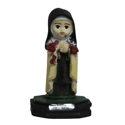 Imagem de Santa Teresinha Infantil de Resina Nacional - 9 cm