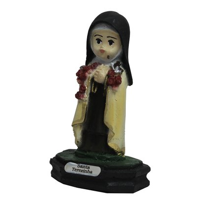 Imagem de Santa Teresinha Infantil de Resina Nacional - 9 cm