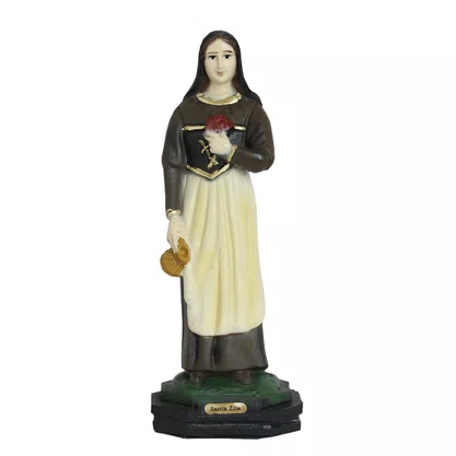 Imagem de Santa Zita de Resina Nacional - 19 cm