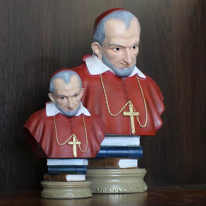 Imagem de Santo Afonso de Resina Nacional - 17 cm