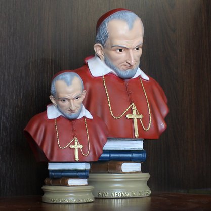 Imagem de Santo Afonso de Resina Nacional - 29 cm