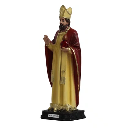 Imagem de Santo Agostinho de Resina Nacional - 18 cm