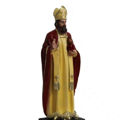 Imagem de Santo Agostinho de Resina Nacional - 18 cm