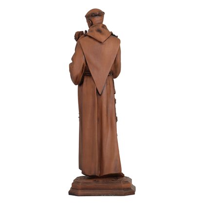 Imagem de Santo Antônio de Resina Efeito Madeira - 105 cm