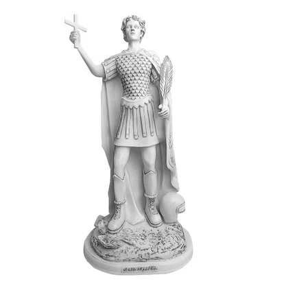 Imagem de Santo Expedito de Mármore - 45 cm