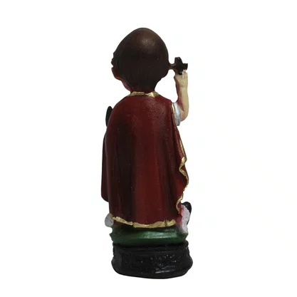 Imagem de Santo Expedito Infantil de Resina Nacional - 9 cm