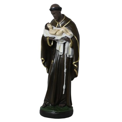 Imagem de São Benedito de Resina Nacional - 60 cm