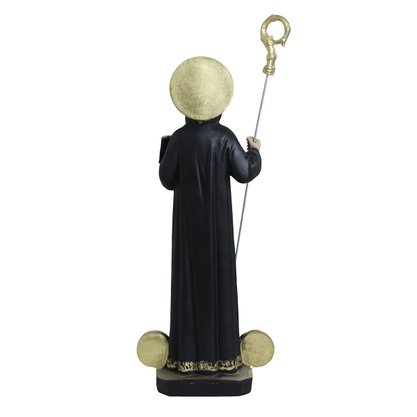 Imagem de São Bento de Resina Linha Premium - 29 cm