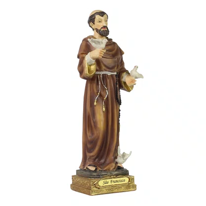 Imagem de São Francisco de Resina Importada - 23 cm