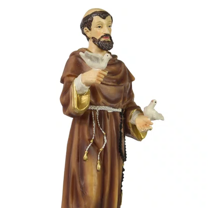 Imagem de São Francisco de Resina Importada - 23 cm
