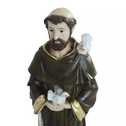 Imagem de São Francisco de Resina Nacional - 20 cm