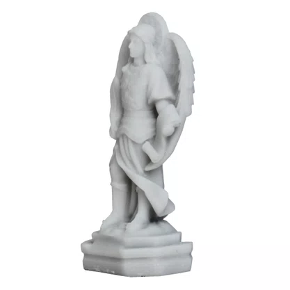 Imagem de Arcanjo São Gabriel em Marmore Natural - 15 cm